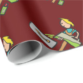 Papier Cadeau Fabrication de savon (Coin rond)