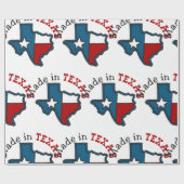 Papier Cadeau Fabriqué Au Texas (Plat)