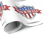 Papier Cadeau Fabriqué aux Etats-Unis (Coin rond)