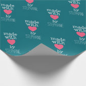 Papier Cadeau Fabriqué Avec Amour Par Vous (Coin)