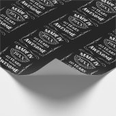 Papier Cadeau Fabriqué dans l'année XX ans d'être un anniversair (Coin)