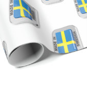 Papier Cadeau Fabriqué en Suède (Coin rond)