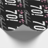 Papier Cadeau Fabuleux 70e anniversaire (Coin)