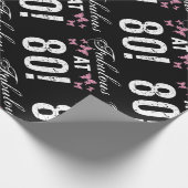 Papier Cadeau Fabuleux 80e anniversaire (Coin)