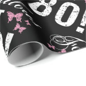 Papier Cadeau Fabuleux 80e anniversaire (Coin rond)