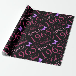 Papier Cadeau Fabuleux depuis 1965 60e anniversaire