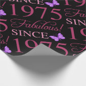 Papier Cadeau Fabuleux depuis 1975 50e anniversaire (Coin)