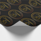 Papier Cadeau Fabuleux et 55 Anniversaire (Coin)