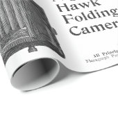 Papier Cadeau Fabuleux photographe de caméra antique (Coin rond)