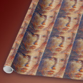 Papier Cadeau Face Abstraite