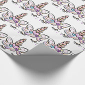 Papier Cadeau Face de licorne (Coin)