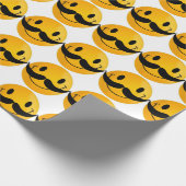 PAPIER CADEAU FACE MUSTACHE (Coin)