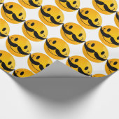 PAPIER CADEAU FACE MUSTACHE (Coin)