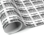 Papier Cadeau Facebook Prisonnier récidiviste (Coin rond)