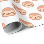 Papier Cadeau Faces de Sloth (Coin rond)