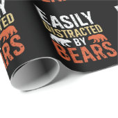 Papier Cadeau Facilement Distrait Par Les Ours Gay Bear Fierté L (Coin rond)