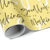 Papier Cadeau Faire 50 look beau cadeau d'anniversaire enveloppe (Coin rond)