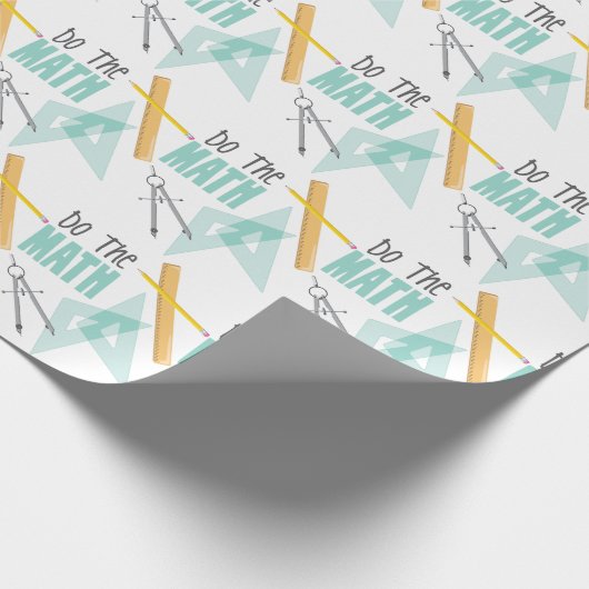 Papier Cadeau Faire le math (Coin)
