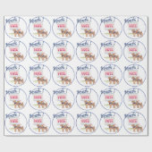 Papier Cadeau Faire sortir le VOTE (Plat)