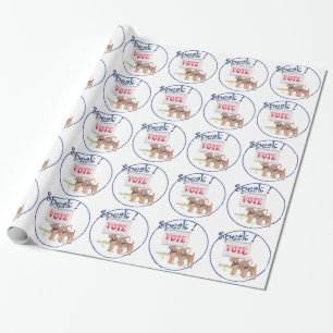 Papier Cadeau Faire sortir le VOTE