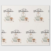 Papier Cadeau Faire Un Octobre À Se Souvenir (Plat)