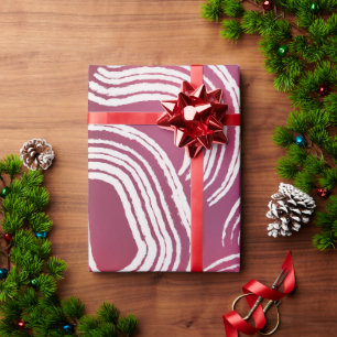 Papier Cadeau Faire votre marque rose