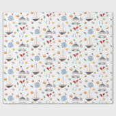 Papier Cadeau Fairfield Connecticut Automne en Nouvelle-Angleter (Plat)