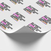 Papier Cadeau Fais attention à qui tu détestes (Coin)