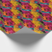 Papier Cadeau Faisceaux colorés (Coin)
