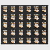 Papier Cadeau Faisons le Yam Thing Thanksgiving Sweet Potato (Plat)