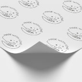 Papier Cadeau Fait avec amour (Coin)