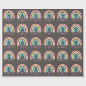 PAPIER CADEAU "FAITES CE QUE VOUS AIMEZ" CITER BROWN RETRO BOHO (Plat)
