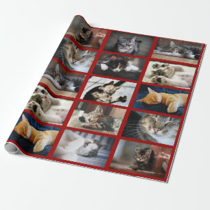 Papier Cadeau Faites votre propre collection de 10 photos sur le