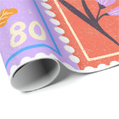 Papier Cadeau Fake Masterpiece Collection de timbres aléatoires (Coin rond)