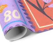 Papier Cadeau Fake Masterpiece Collection de timbres aléatoires (Coin rond)