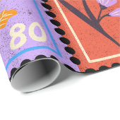 Papier Cadeau Fake Masterpiece Collection de timbres aléatoires (Coin rond)