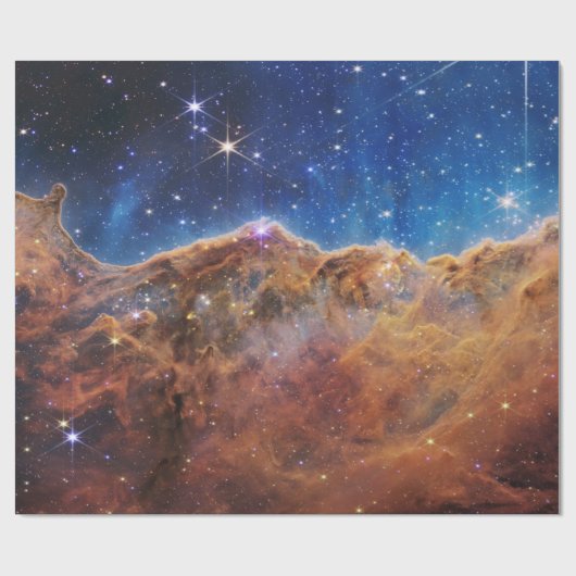 Papier Cadeau Falaises cosmiques Carina Nebula Space Webb Telesc (Plat)