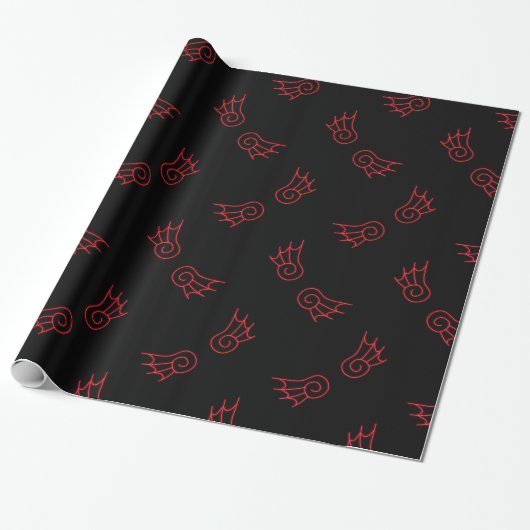 Papier Cadeau Falln Chibi Demon Wings (Déroulé)