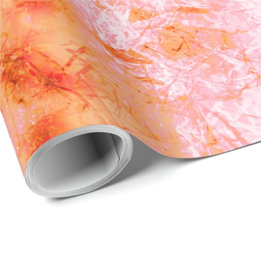 Papier Cadeau Falsa pele de salmão, com partes clareadas (Coin rond)