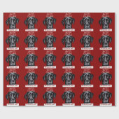 Papier Cadeau Famille ou affaires Cute Grande Danse (Plat)