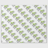 Papier Cadeau Famille Panda (Plat)