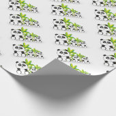 Papier Cadeau Famille Panda (Coin)