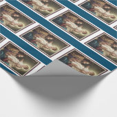 Papier Cadeau Famille sainte, St Joseph, Mary, Jésus (Coin)