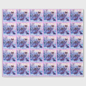 Papier Cadeau Famille Wolf (Plat)