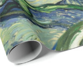Papier Cadeau Famous van gogh peinture Wrapper Papier (Coin rond)