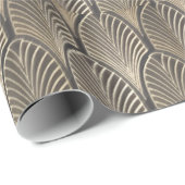 Papier Cadeau Fan d'art déco (Coin rond)