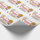 Papier Cadeau Fanatique de parc d'attractions (Coin)