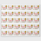 Papier Cadeau Fanatique de parc d'attractions (Plat)