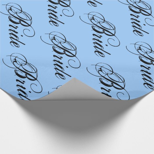 Papier Cadeau Fancy Bride Sur Sky (Coin)