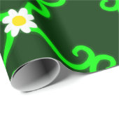 Papier Cadeau Fancy Daisys (Coin rond)